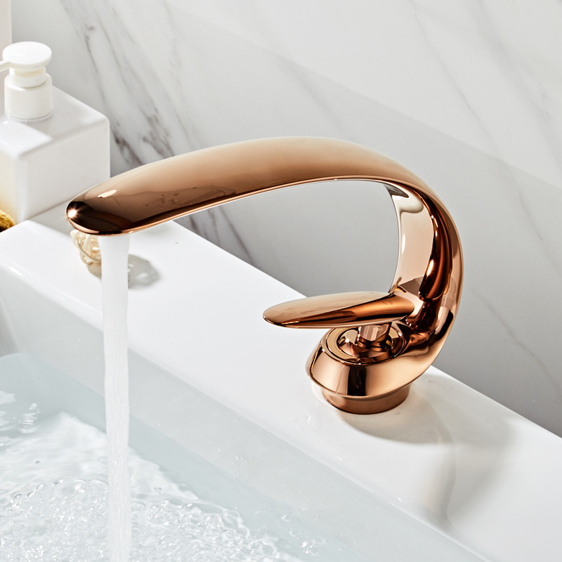 Faucet - Keran Kamar Mandi Rose Gold, Keran
