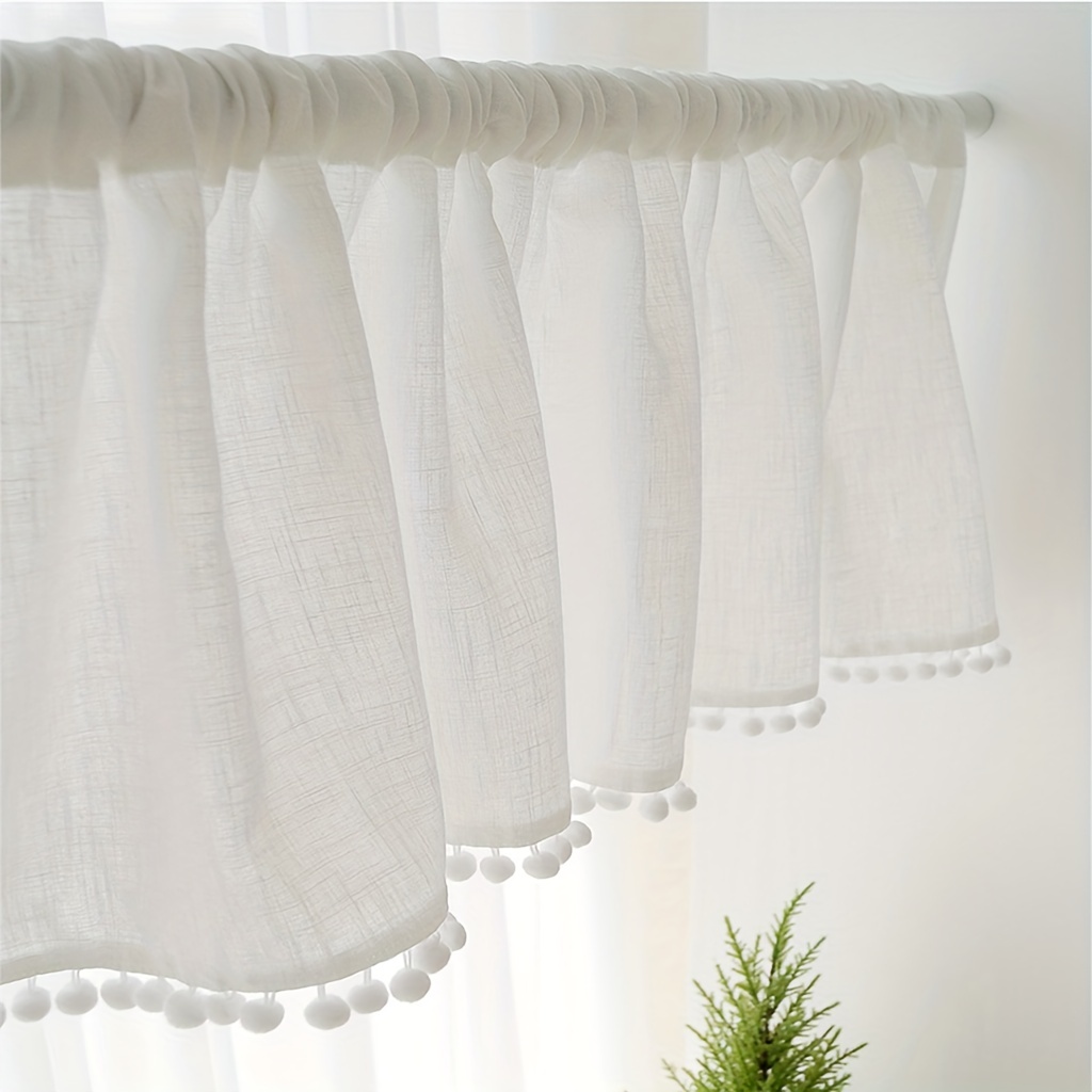 Curtain Rods - 1 Buah Tirai Pendek Bola Kasa