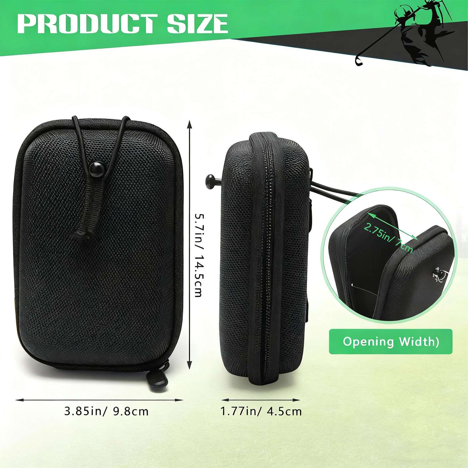 Tape Measure - Tas Pembawa Rangefinder Kokoh dengan Interior