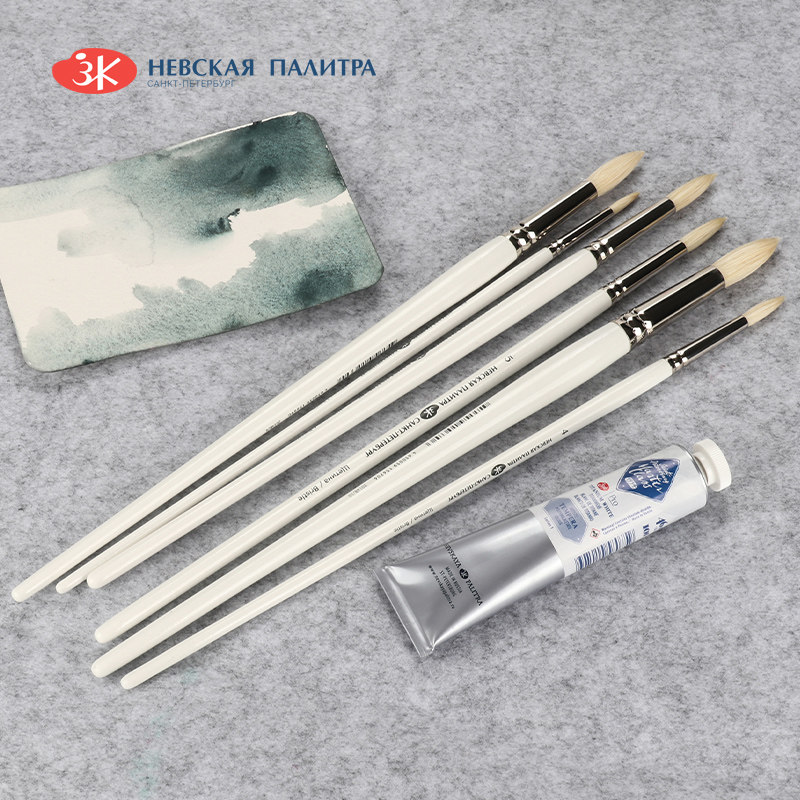 Kuas Lukis Watercolor White Ni - Paint Brush ulasan dan harga
