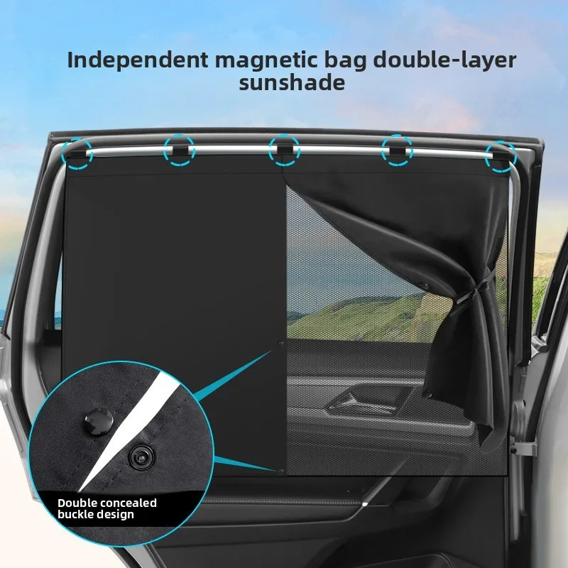 2 Lapisan Tirai Jendela Mobil  - Curtain Rods ulasan dan harga