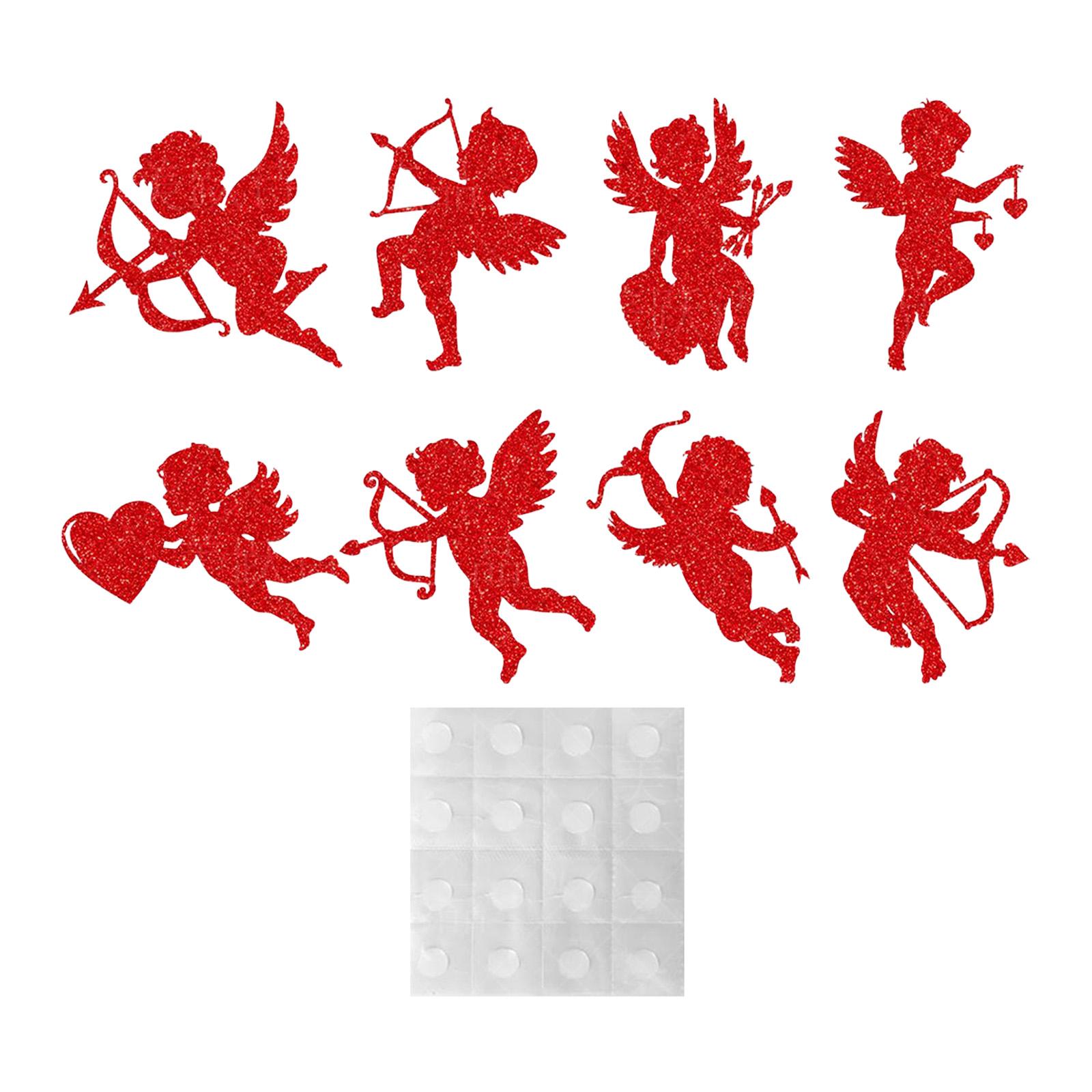 Stiker Jendela Glitter Cupid C - Wallpaper ulasan dan harga