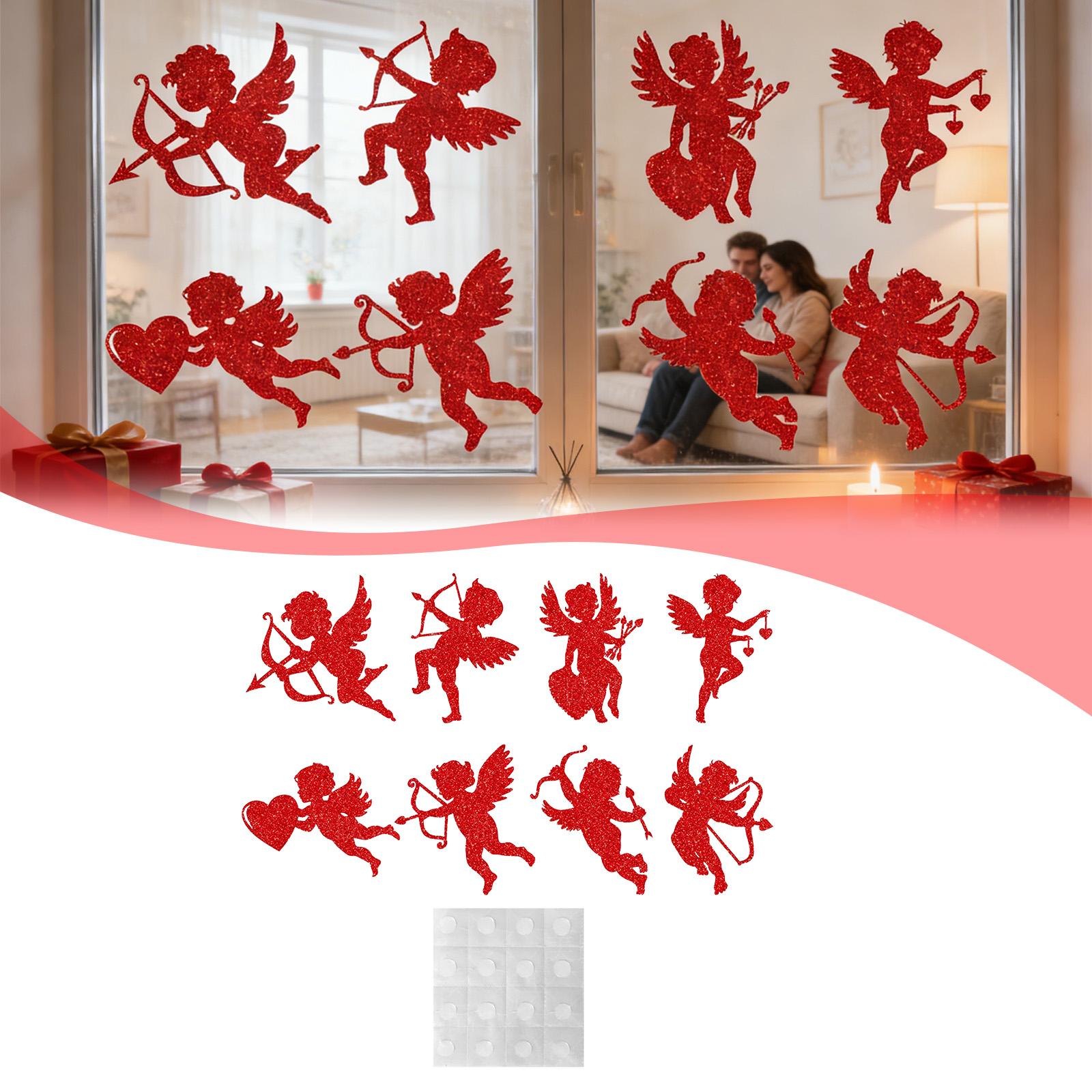 Stiker Jendela Glitter Cupid C - Wallpaper ulasan dan harga