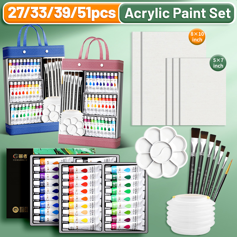 Set Cat Akrilik Berkualitas Ti - Paint Brush ulasan dan harga